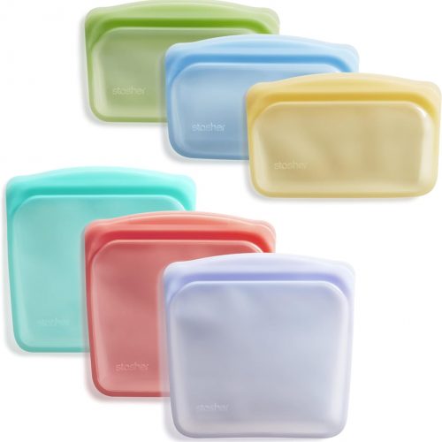 Travel essentials reusable colorful silicone bags